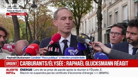Réunion à l'Élysée: "J'ai plaidé pour que les aides soient plus massives", déclare Raphaël Glucksmann, candidat Place publique à l'élection présidentielle