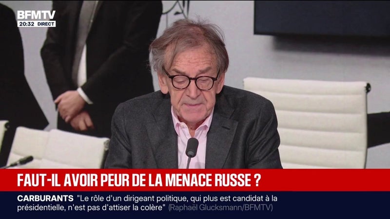 Menace russe: "Il faut garder les yeux ouverts", déclare Alain Finkielkraut, philosophe et essayiste