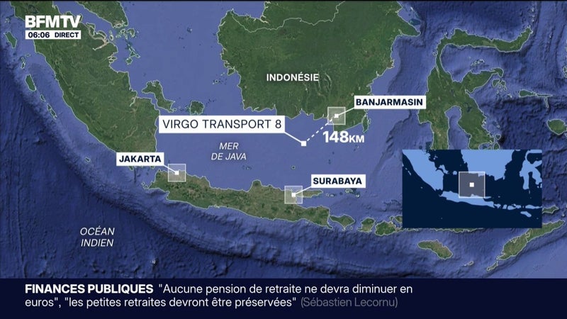 Indonésie: le contact perdu avec un ferry, 243 personnes à bord
