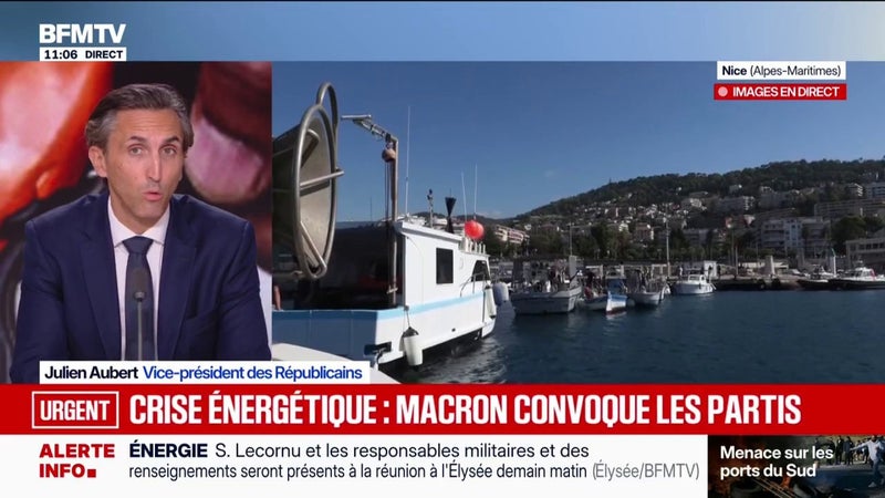 Chefs de partis conviés à l'Élysée: "Évidemment qu'il faut aller à cette réunion", juge Julien Aubert, vice-président des Républicains