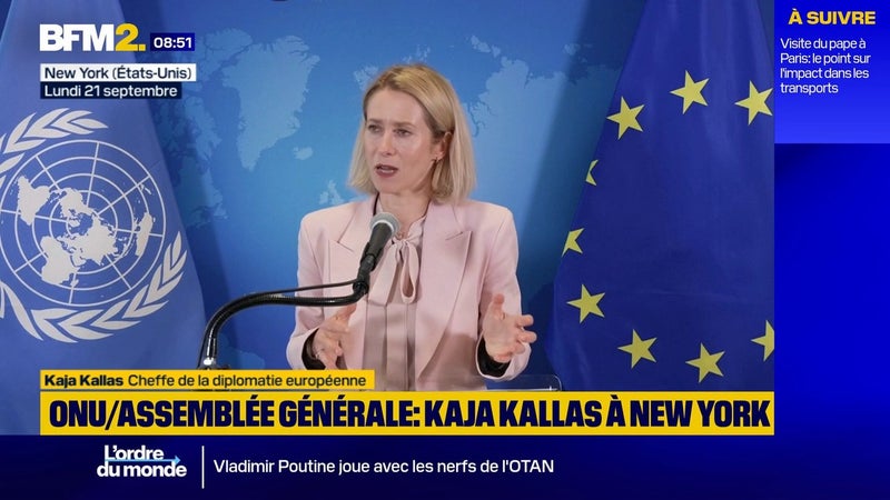 La cheffe de la diplomatie europénne exhorte à maintenir la politique de sanctions contre la Russie