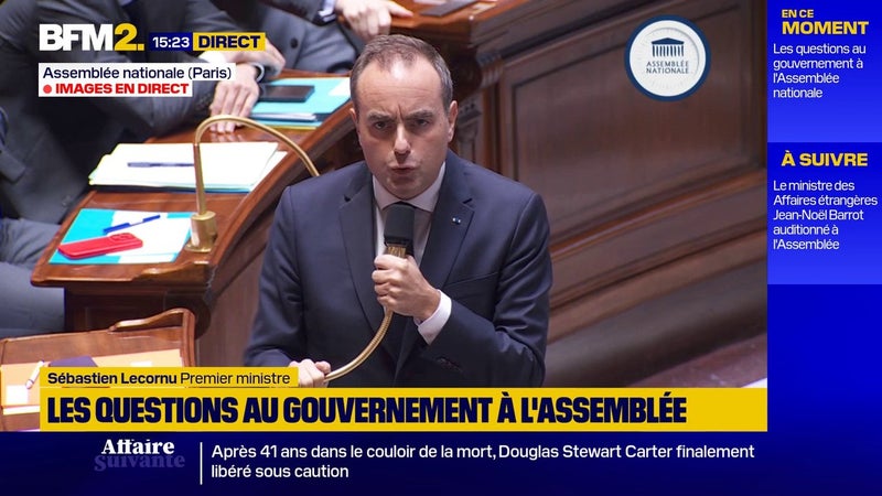 Sébastien Lecornu accuse LFI d'avoir le "projet politique de bordeliser le pays" avant la présidentielle