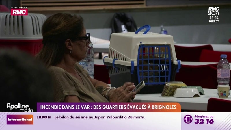 Var/incendies : des quartirers évacués à Brignoles