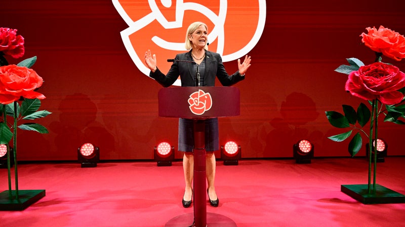 Les sociaux-démocrates "prêts" à gouverner en Suède après des élections législatives sans vainqueur net