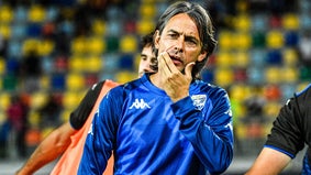 Filippo Inzaghi avec Brescia en septembre 2021