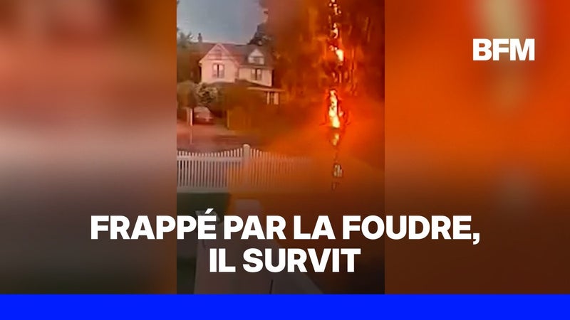 Un homme survit après avoir été frappé par la foudre à New York