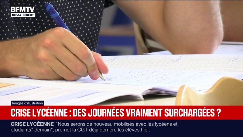 Colère lycéenne: des journées vraiment chargées?
