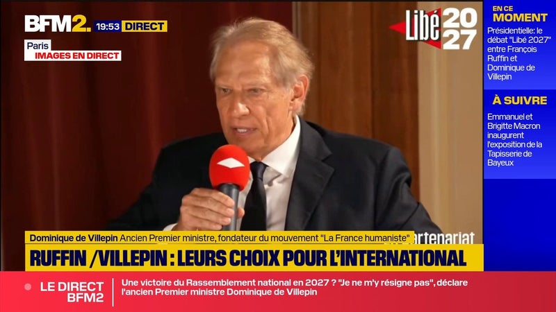 « L’Europe n’est pas audible » face aux crises internationales, dénonce Dominique de Villepin