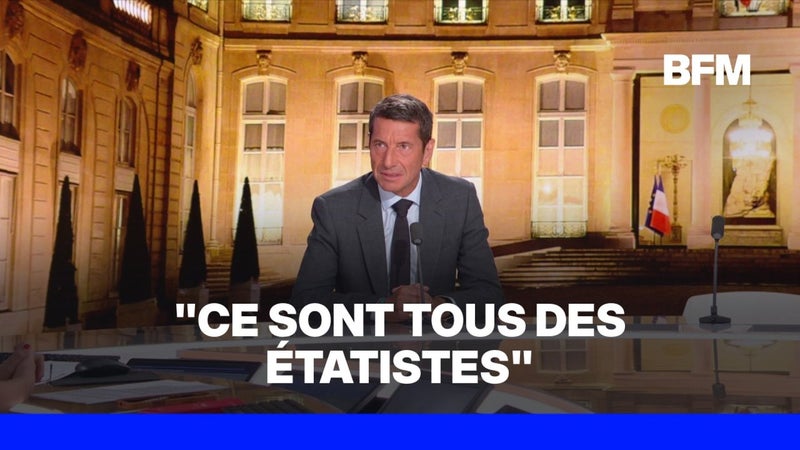 De Mélenchon à Le Pen: "Ce sont tous des étatistes", estime David Lisnard, candidat à l'élection