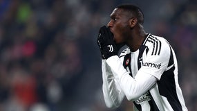 Randal Kolo Muani lors du match de Ligue des champions entre la Juventus et le PSV, le 11/02/2025