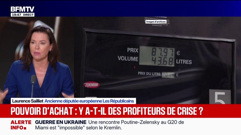 Nationalisation de Total: "Ils vont mettre leur siège social ailleurs", répond Laurence Saillet, ancienne députée européenne LR à la proposition de Fabien Roussel (PCF)