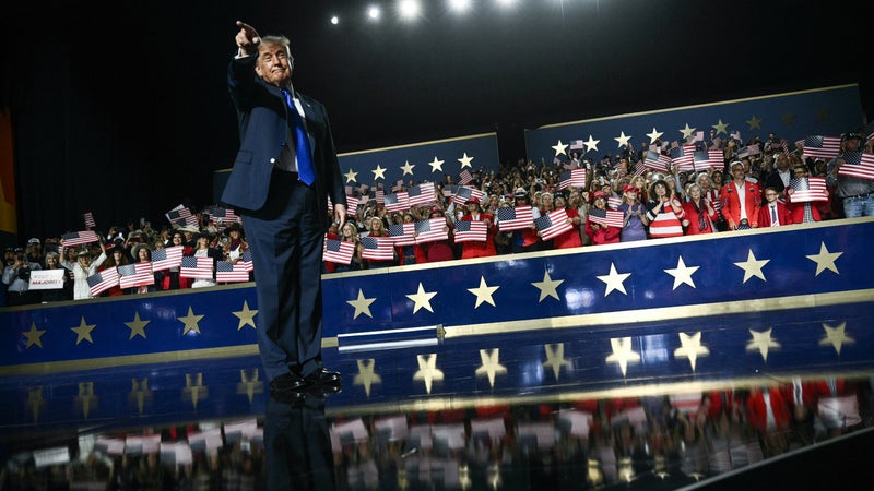 "Faites comme si j'étais sur le bulletin": Donald Trump promet un chèque de 5.000 dollars par citoyen si son parti garde le contrôle du Congrès