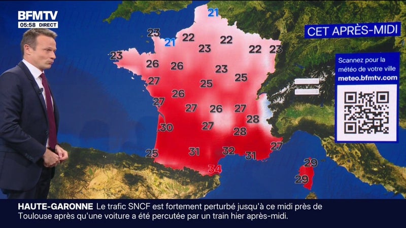 Des températures toujours largement au-dessus des normales de saison: la météo du lundi 21 septembre