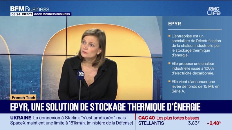Epyr, une solution de stockage thermique d'énergie