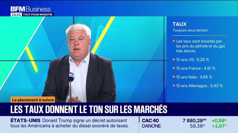 Le placement à suivre : Julien Nebenzahl - Les taux donnent le ton sur les marchés - 06/10