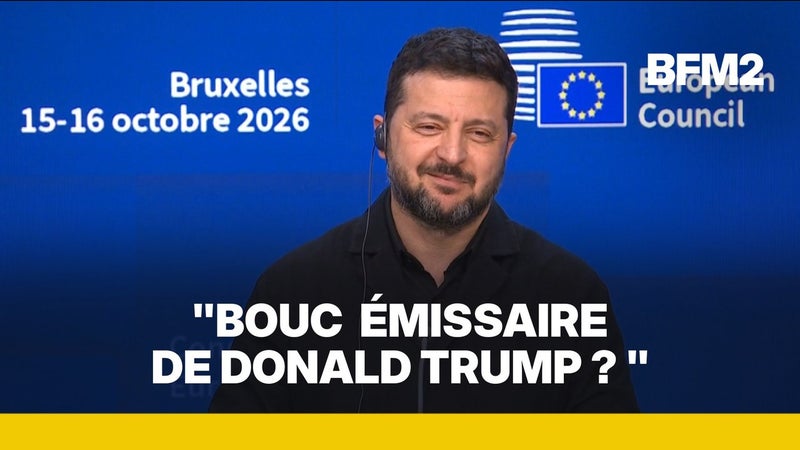 Volodymyr Zelensky bouc émissaire de Donald Trump ? L'intéressé sourit en guise de réponse