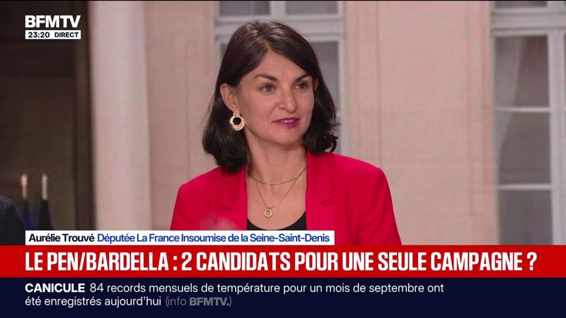 Présidentielle: "On a toujours dit la même chose: nous abrogerons la retraite à 64 ans ", déclare Aurélie Trouvé, députée LFI