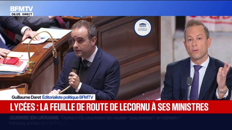 Colère des lycéens: Sébastien Lecornu confie à ses ministres "une feuille de route avec cinq chantiers" majeurs