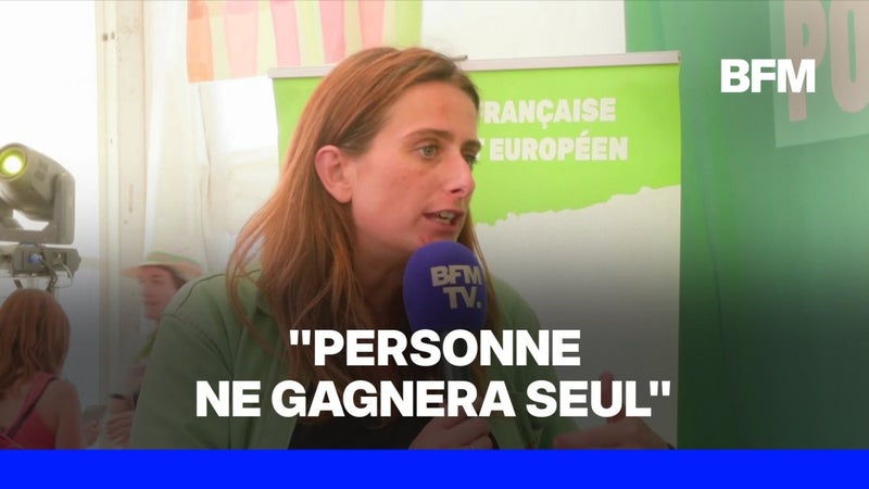 Marine Tondelier renouvelle son appel à l'union de la gauche pour la présidentielle