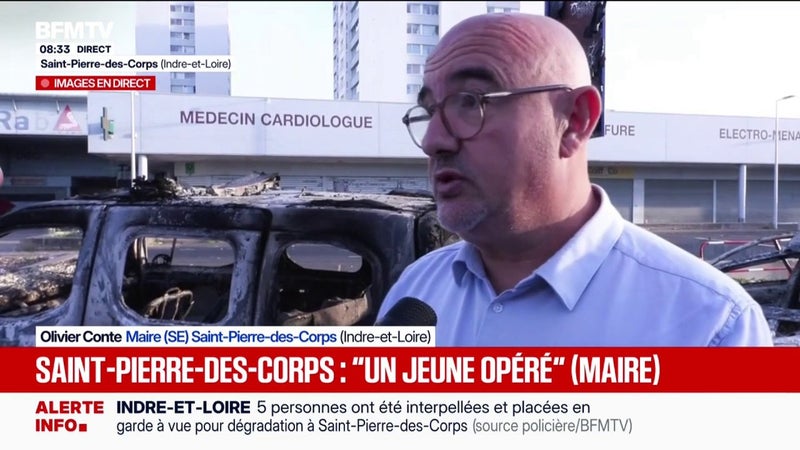 Tensions à Saint-Pierre-des-Corps: le maire de la commune appelle "au calme"