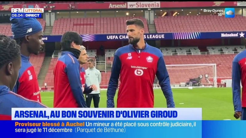 Losc : Olivier Giroud retrouve les Gunners ce soir