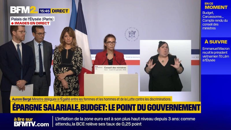 "Théorie du grand remplacement": Aurore Bergé "assume" ses propos "tant qu'ils ne sont pas déformés"