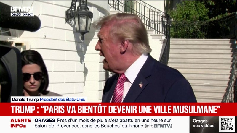 Violences du 17 octobre: Donald Trump s'en prend à Emmanuel Macron et à l'immigration