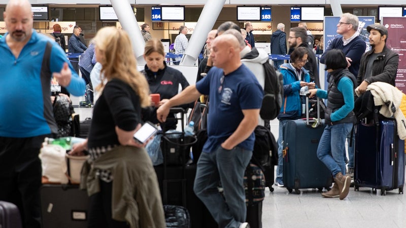 L'aéroport de Francfort où ont été arrêtées les deux amies brésiliennes (image d'illustration)