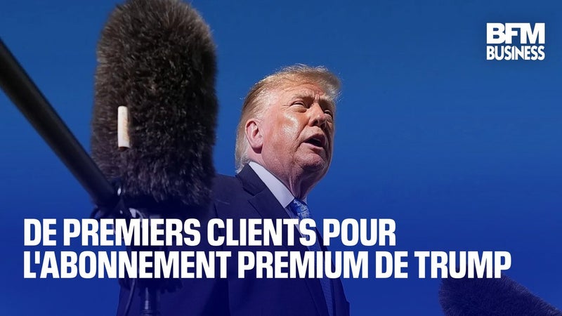 De premiers clients pour l'abonnement Truth premium de Trump