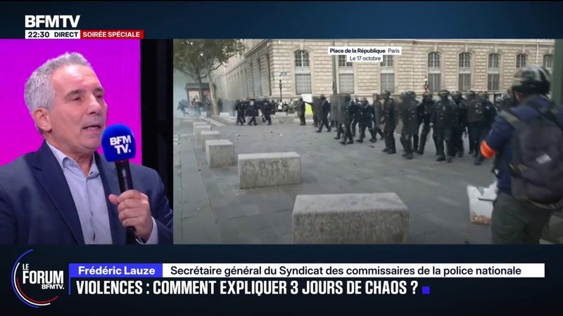 FORUM BFMTV - Week-end du 17 octobre: "Je voulais vous faire part d'une grande colère et d'un écœurement", confie Frédéric Lauze, secrétaire général du Syndicat des commissaires de la Police nationale