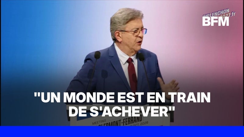 "Cette élection présidentielle ne ressemble à aucune autre avant", estime Jean-Luc Mélenchon