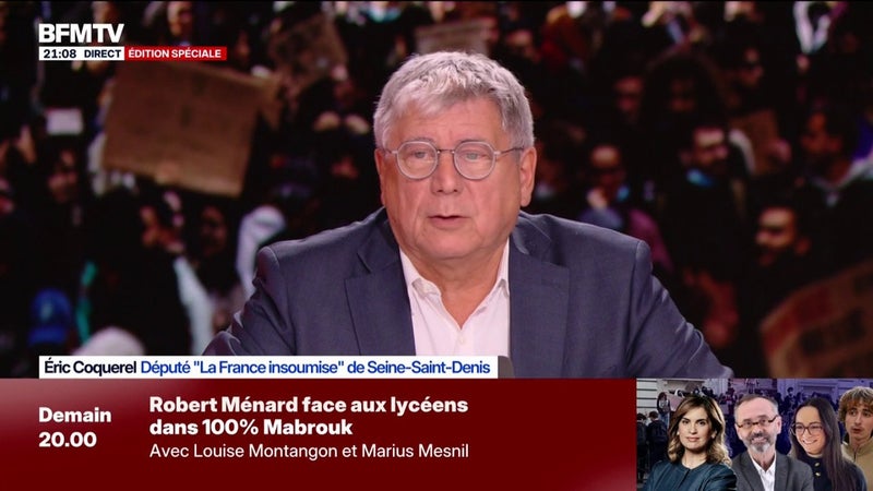 Couvre-feux après le 17 octobre: "Je ne crois pas que ce soit la bonne réponse", estime Éric Coquerel, député La France insoumise de Seine-Saint-Denis