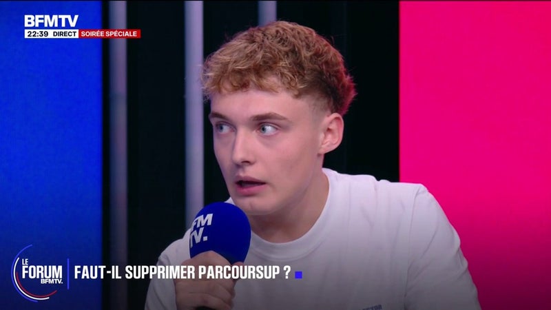 FORUM BFMTV - Propos du ministre de l'Enseignement supérieur sur Parcoursup: "On se sent méprisés", explique Lorenzo, élève de terminale