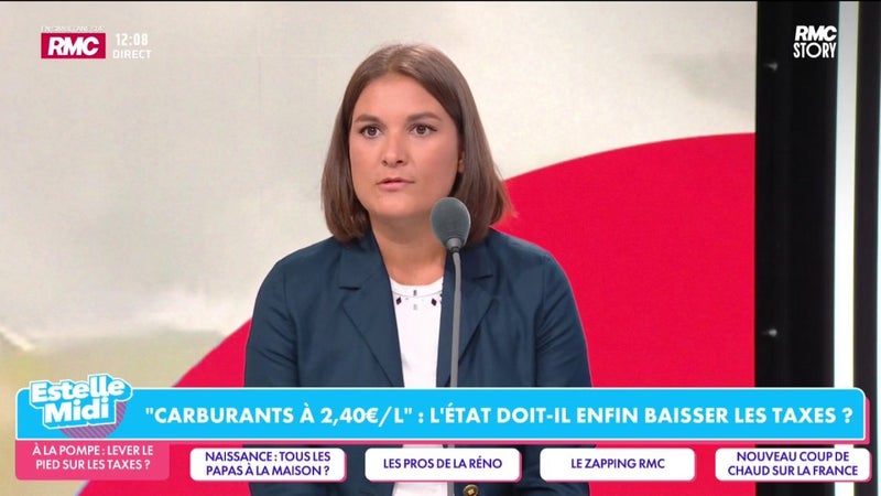 Baisser les taxes sur le carburant : "L'essence est un moyen d'aller au travail donc on taxe le fait d'aller au travail", déplore Juliette Briens