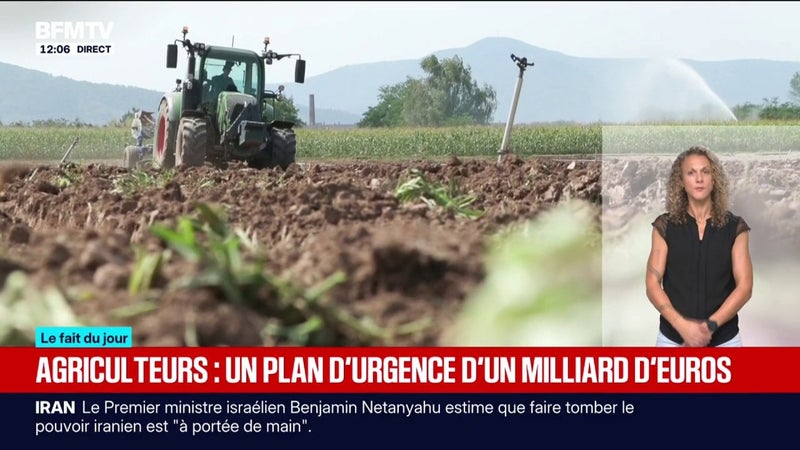 Sécheresse: le gouvernement déploie un plan d'urgence pour aider les agriculteurs