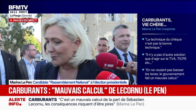 "Des économies où? Sur qui?": Marine Le Pen questionne "l'effort budgétaire d'environ 54 milliards d'euros" avancé par Sébastien Lecornu