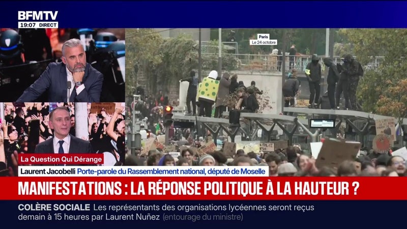 Conseil de défense pour préparer les manifestations: "La situation l'exige", estime Laurence Sailliet, ancienne eurodéputée Les Républicains