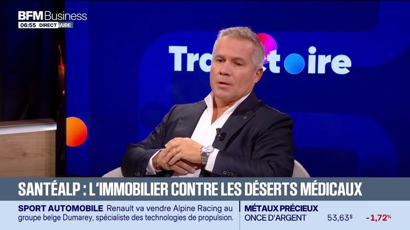Trajectoire : Santéalp, l'immobilier contre les déserts médicaux - 23/10