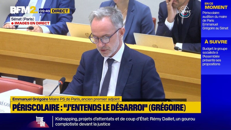 Périscolaire: 195 agents suspendus depuis le début de l'année dont 74 pour violences sexuelles sur mineurs, annonce le maire de Paris