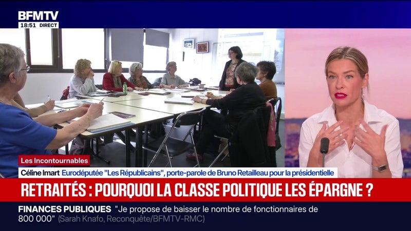 Dette: "C'est l'État qui doit se serrer la ceinture", assure Céline Imart, eurodéputée LR et porte-parole de Bruno Retailleau pour la présidentielle