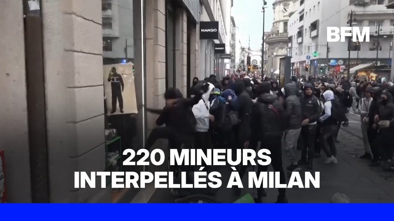 Milan, Turin, Bologne...Scènes de pillages et de violences en Italie