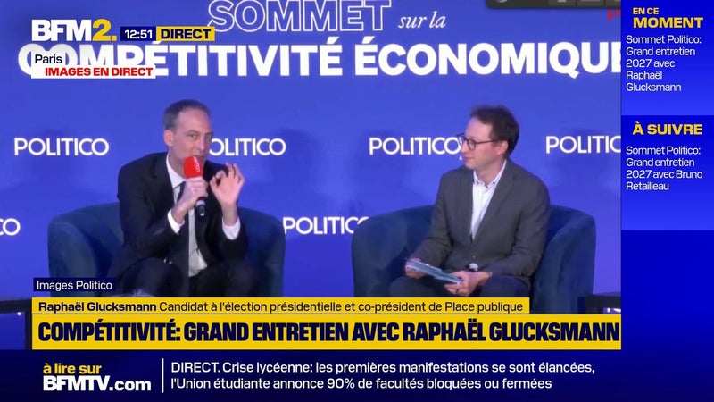 Victoire à la primaire PS: "Un bon stagiaire, il observe", ironise Raphaël Glucksmann