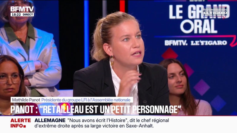 Proposition du RN d'interdire le voile dans l'espace public: Mathilde Panot (LFI) tacle une mesure "discriminatoire et raciste"