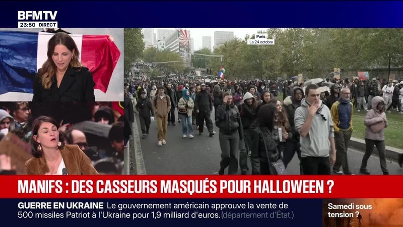 Manifs : des casseurs masqués pour Halloween ? - 30/10