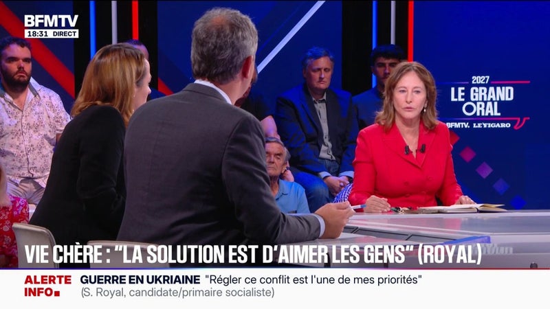 "Le bon prix du litre d'essence pour que l'économie reprenne c'est 1,70 euros", déclare Ségolène Royal, candidate à la primaire socialiste