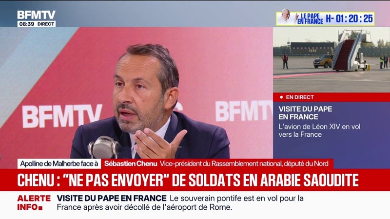 Sébastien Chenu (RN): "La menace de la Russie est multidimensionnelle et elle est de plus en plus intense"