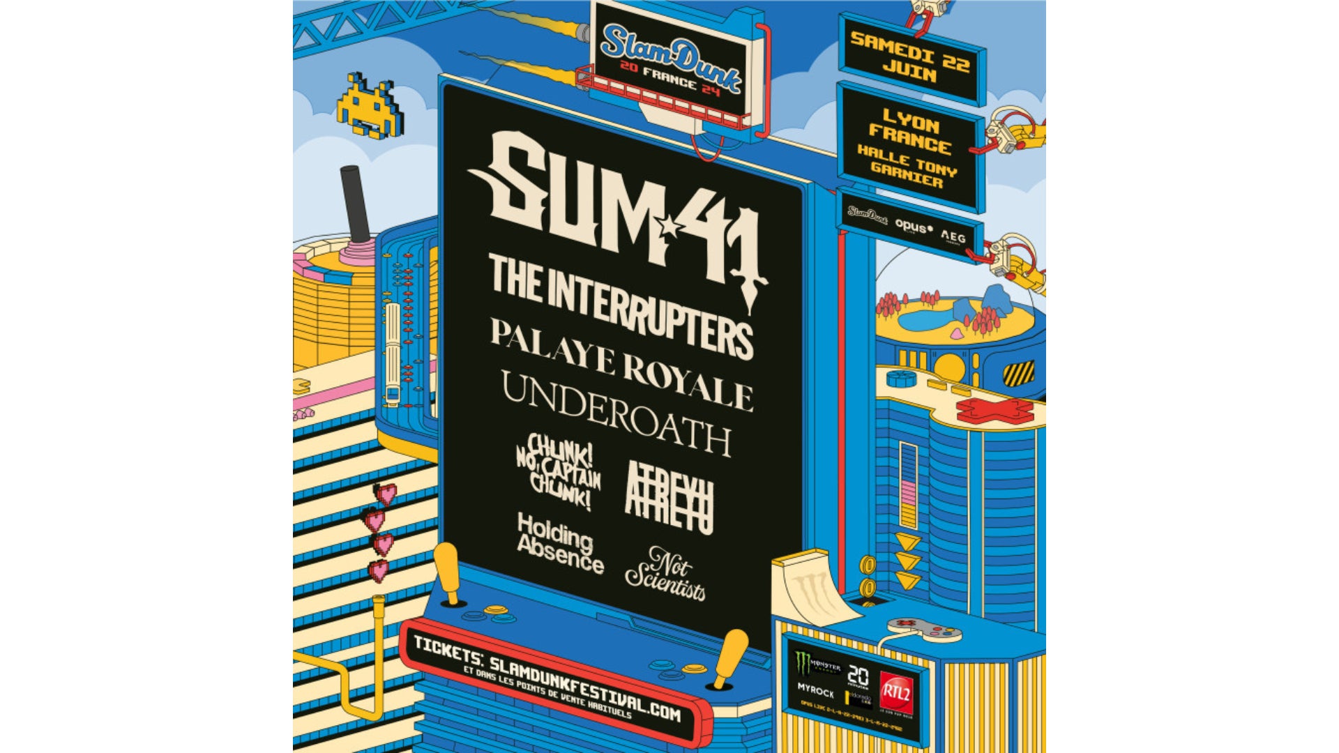 A gagner : vos places pour le Slam Dunk Festival