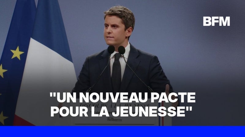Présidentielle: Gabriel Attal, candidat "Renaissance", était en meeting à Lyon ce samedi 10 octobre