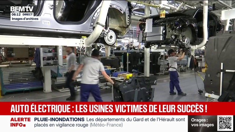 Voitures électriques: quatre usines vont être à l'arrêt en raison d'une pénurie de batterie longue autonomie