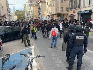 Manifestation du 24 octobre à Toulon.